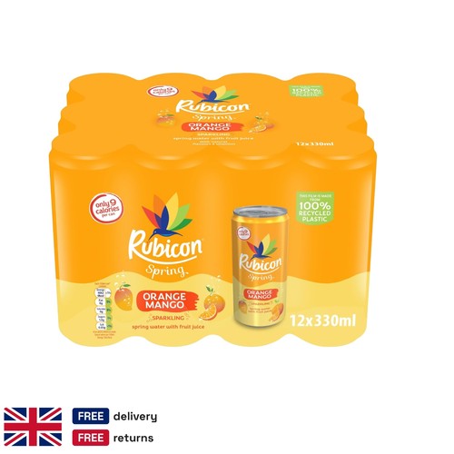 12x330ml rubicon spring orange - 12x330ml,