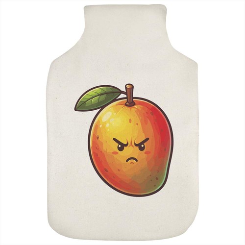 Angry mango hot water bottle - mango',