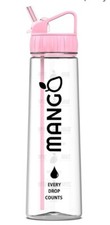 Mango Water Bottle With Straw