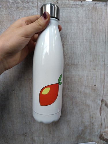 Mango metal water bottle - mango,